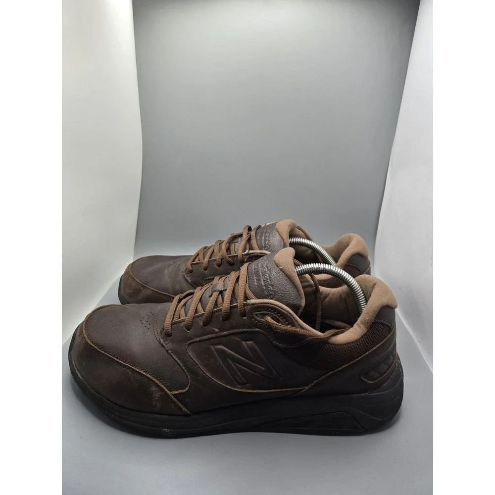 New Balance 928v2 Men's Shoes Brown Leather Walking Sneakers Size 11 2E MW928BR2